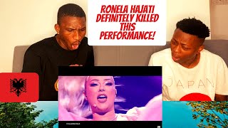 EUROVISION 2022  Ronela Hajati  Sekret  LIVE  Albania đź‡¦đź‡±  First SemiFina REACTION [upl. by Radu]