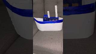 Diy ship from waste material School project diy viral shorts schoolproject craft [upl. by Hsaniva755]