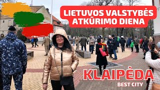 Lietuvos valstybės atkūrimo diena KLAIPĖDA [upl. by Letha56]