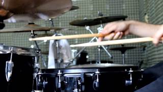 HOW TO PLAY  The intro of quotCquot by TOE on drums [upl. by Yroffej]