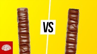 Rechtes vs linkes Twix [upl. by Repip]