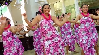 Traditional Hawaiian Hula Dance at Aloha Tower  LookIntoHawaiicom [upl. by Thibaud624]