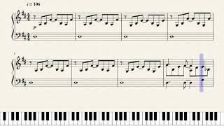 Final Fantasy VIII  Breezy piano sheet [upl. by Bang595]