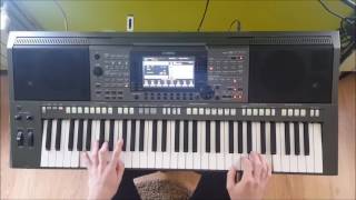 Biały miś COVER YAMAHA PSR S770 [upl. by Ytima418]