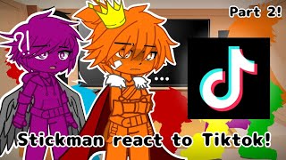 Stickman react to Tiktok  Part 2  AvMAvA  GCRV [upl. by Herr]