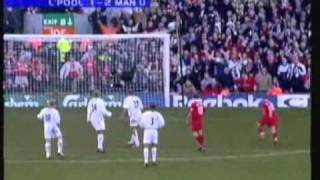 Barthez super arrêt Liverpool vs Manchester United [upl. by Aenyl]