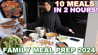 BULK MEAL PREP IN 2 HOURS  RECIPES 2024 macampcheese lamb curry amp MORE [upl. by Eri]