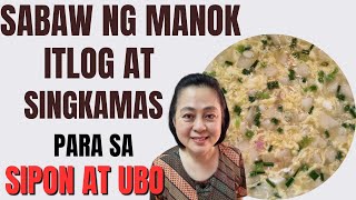 Sabaw ng Manok Itlog at Singkamas Para sa Sipon at Ubo [upl. by Lilas507]