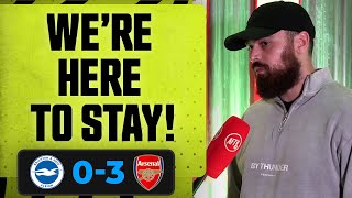 We’re Here To Stay Turkish  Brighton 03 Arsenal [upl. by Arihsa]