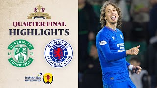 Hibernian 02 Rangers  Scottish Gas Scottish Cup QuarterFinal Highlights [upl. by Aneeb]