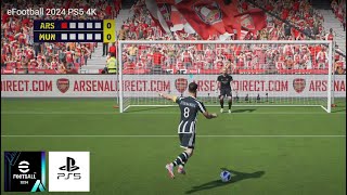 eFootball 2024 PS5 4K Gameplay [upl. by Aicala]