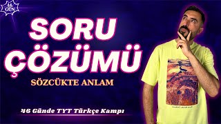 Sözcükte Anlam Soru Çözümü 📌46 Günde TYT TÜRKÇE Kampı 2024 PDF📕44Gün Deniz Hoca [upl. by Stalder457]