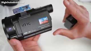 Sony FDRAX33 4K Camcorder Unboxing and Initial Review [upl. by Yramliw828]