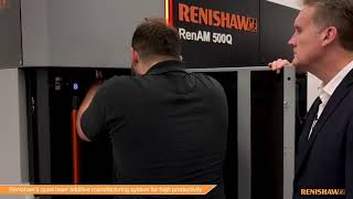 RenAM 500Q Renishaw multi laser metal additive manufacturing [upl. by Akimihs]