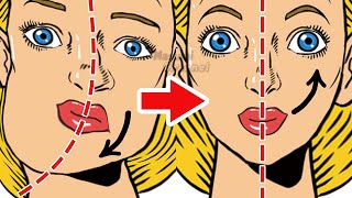 Lift Sagging Cheeks Droopy Mouth Corners Eye Corners Fix Asymmetrical Face l Get Symmetrical Face [upl. by Ahsilem]