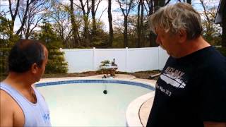 Pool Plaster Diamond Brite Plaster Resurface Tile Installation  Parlin NJ [upl. by Notserk]