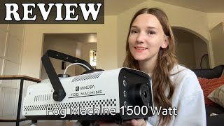 Fog Machine 1500 Watt Review [upl. by Eudoca]