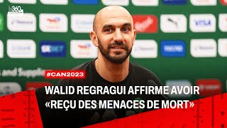 MarocZambie Walid Regragui affirme avoir «reçu des menaces de mort» [upl. by Eihtak627]