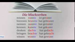 Grammatik Die Mischverben [upl. by Aihtak]