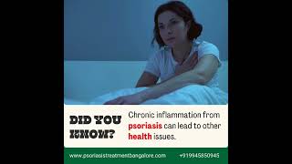 Chronic inflammation from psoriasis can lead to other health issues psoriasis inflammation [upl. by Redford]