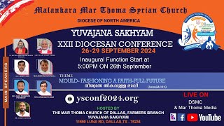 Mar Thoma North America Yuvajana Sakhyam XXII Diocesan Conference Inauguration 09262024 500 PM [upl. by Aiseneg]