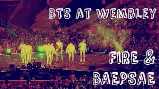 BTS BAEPSAE amp FIRE live fancam at Wembley Stadium in London [upl. by Tterraj]