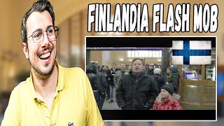 🇫🇮 Finlandia Flashmob Reaction of a Clueless Italian [upl. by Oam]