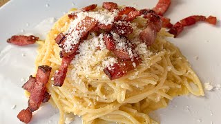 Spaghetti carbonara  prosta pyszna i bez zbędnych składników [upl. by Remled]