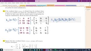 Matrices de Rotación Ejemplos resueltos paso a paso [upl. by Pan260]