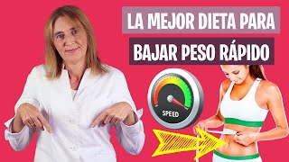 La DIETA para BAJAR de PESO RÁPIDO FÁCILMENTE  Cómo bajar peso rápidamente  Nutrición y Dietética [upl. by Edwin801]