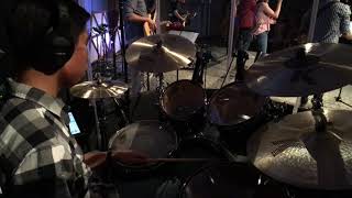 O Praise The Name Anástasis  Hillsong Worship  Live Drums EFreeDB Good Friday 2019 [upl. by Nebur]