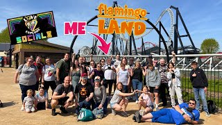 When 30 YouTubers Invade Flamingo Land [upl. by Mota344]