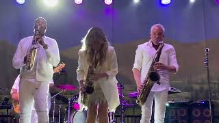 “James Brown Medley” by Dave Koz Candy Dulfer Eric Darius and Randy Jacobs Live in Napa CA [upl. by Jaimie]