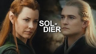 Legolas amp Tauriel  Soldier [upl. by Ardnoik]