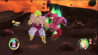 Dragonball Raging Blast 2 Hatchiyack VS Broly  【HD】 [upl. by Nair504]