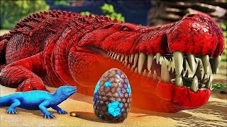 A História do Bebê Megalania Blue Até Adulto  O Filme  ARK DINOSSAURO 100 DIAS [upl. by Aneled]