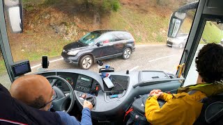 Mountain Bus Drive France 4K [upl. by Beebe]