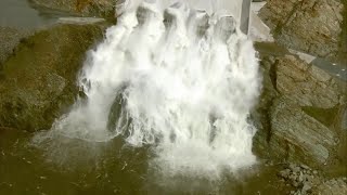 RAW Water released from spillway at Oroville Dam [upl. by Roz]