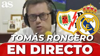 🚨 RONCERO en VIVO reacciona  RAYO VALLECANO  REAL MADRID [upl. by Gemina]