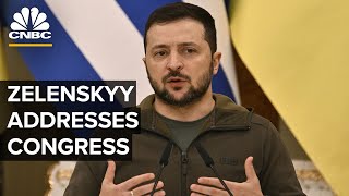 President Zelenskyy delivers an address to US Congress — 122122 [upl. by Jolenta]