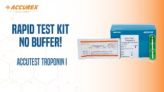 AccuTest TroponinI Without Buffer  TroponinI test  Rapid Test  TroponinI Meaning  Accurex [upl. by Yart]