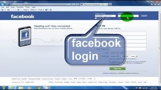 Facebook Login  Sign in Sign up amp Log in  How to log into facebook facebook [upl. by Pauwles]