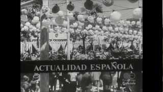 FERIA DE ABRIL DE DE SEVILLA DE 1964 INCENDIO EN VARIAS CASETAS [upl. by Midian]