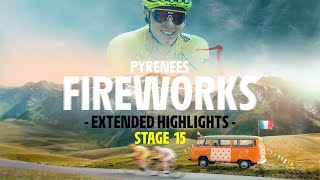 Extended Highlights  Stage 15  Tour de France 2024 [upl. by Nelg]