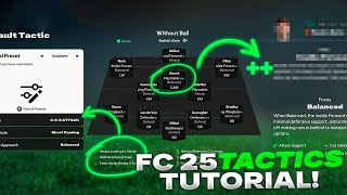 HOW TO GET INSANE META TACTICS ON FC 25 tactics [upl. by Cash]