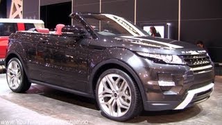 Range Rover Evoque Convertible  2012 Geneva Motor Show [upl. by Clemmie]