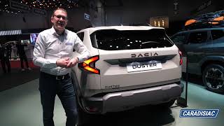 Le nouveau Dacia Duster en direct du salon de Genève 2024 [upl. by Chenee410]