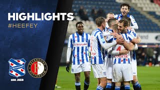 Highlights  sc Heerenveen  Feyenoord  Eredivisie 20202021 [upl. by Annahs]