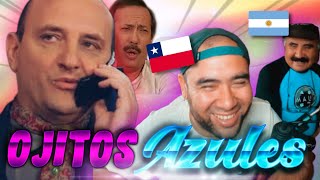 OJITOS AZULES 👀 😂 reacción 🇨🇱CHILENO y 🇦🇷 ARGENTINO se retuercen de la risa 🤣 [upl. by Ylecara]