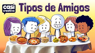 Tipos de Amigos en Restaurantes  Casi Creativo [upl. by Nwad]